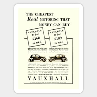 VAUXHALL 10 / VAUXHALL 12 - advert Magnet